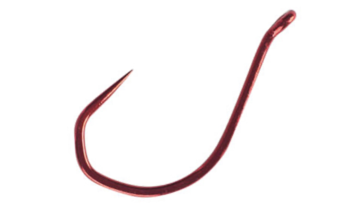 Owner No Escape Barbless Hook - Red Finish - 5 pack - Size 4/0